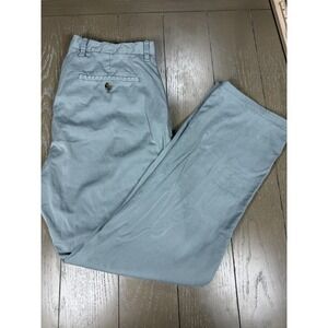 Zachary Prell Pants Mens 34x28 Green Stretch Chino Straight Leg Casual Office